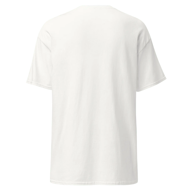 SAMÉLI VOID - Weißes T-Shirt mit schwarzer Strickerei - Saméli