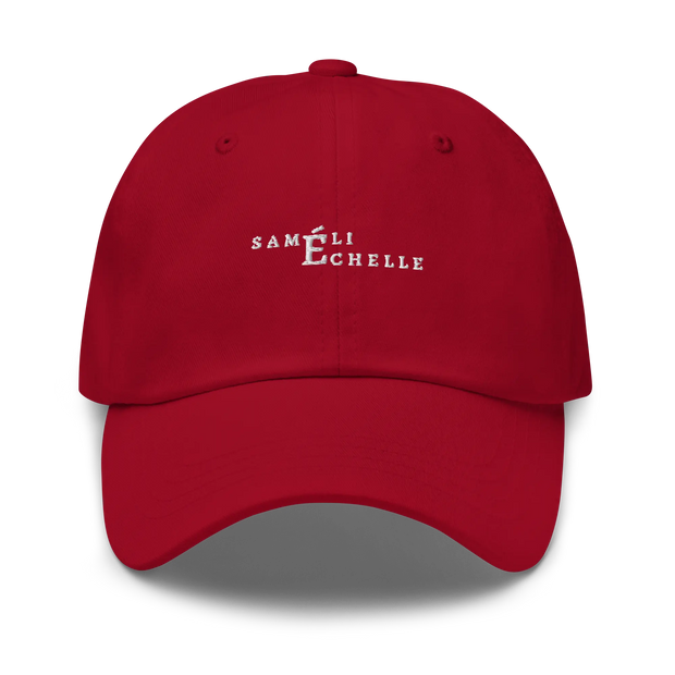 Saméli Dad Hat – Vorderansicht mit Échelle Stickerei