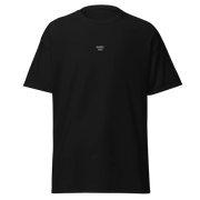 Schwarzes SAMÉLI VOID Shirt – Unisex T-Shirt mit Stickerei - Saméli