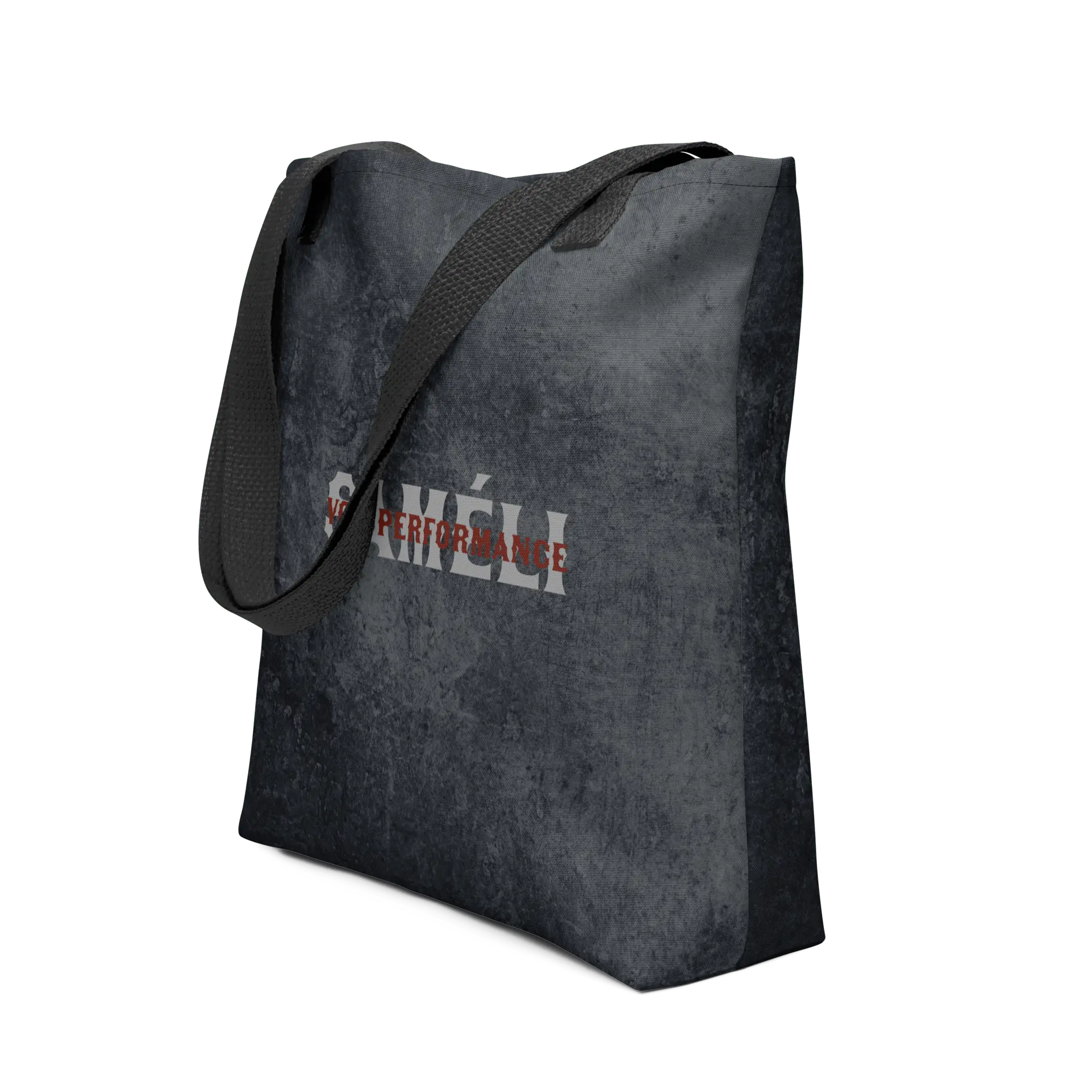 Tote Bag SAMÉLI VOID PERFORMANCE – Stofftasche Schwarz - Weiß mit Logo - Saméli