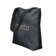 Tote Bag SAMÉLI VOID PERFORMANCE – Stofftasche Schwarz - Weiß mit Logo - Saméli