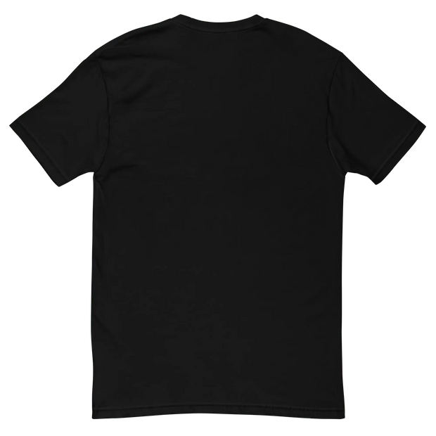 VOID PERFORMANCE T-Shirt – Schwarz mit Stickerei | Blau - Weißes Logo - Saméli
