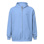 VOID PERFORMANCE Zip Hoodie – Hellblau | Unisex Streetwear Hoodie - Saméli