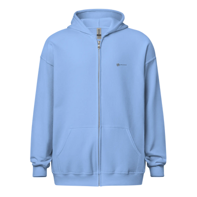 VOID PERFORMANCE Zip Hoodie – Hellblau | Unisex Streetwear Hoodie - Saméli