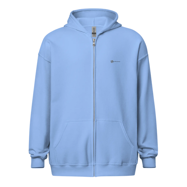 VOID PERFORMANCE Zip Hoodie – Hellblau | Unisex Streetwear Hoodie - Saméli