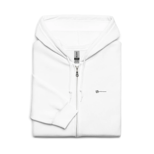 VOID PERFORMANCE Zip Hoodie – Weiß | Streetwear Hoodie - Saméli