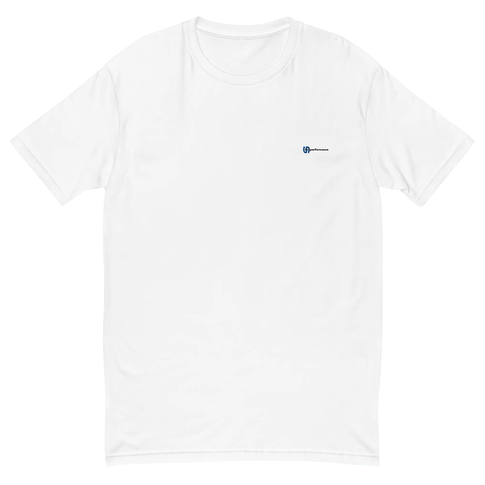 Weißes VOID PERFORMANCE Shirt – Gesticktes Logo | 100 % Baumwolle - Saméli