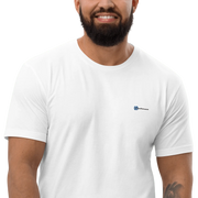 Weißes VOID PERFORMANCE Shirt – Gesticktes Logo | 100 % Baumwolle - Saméli