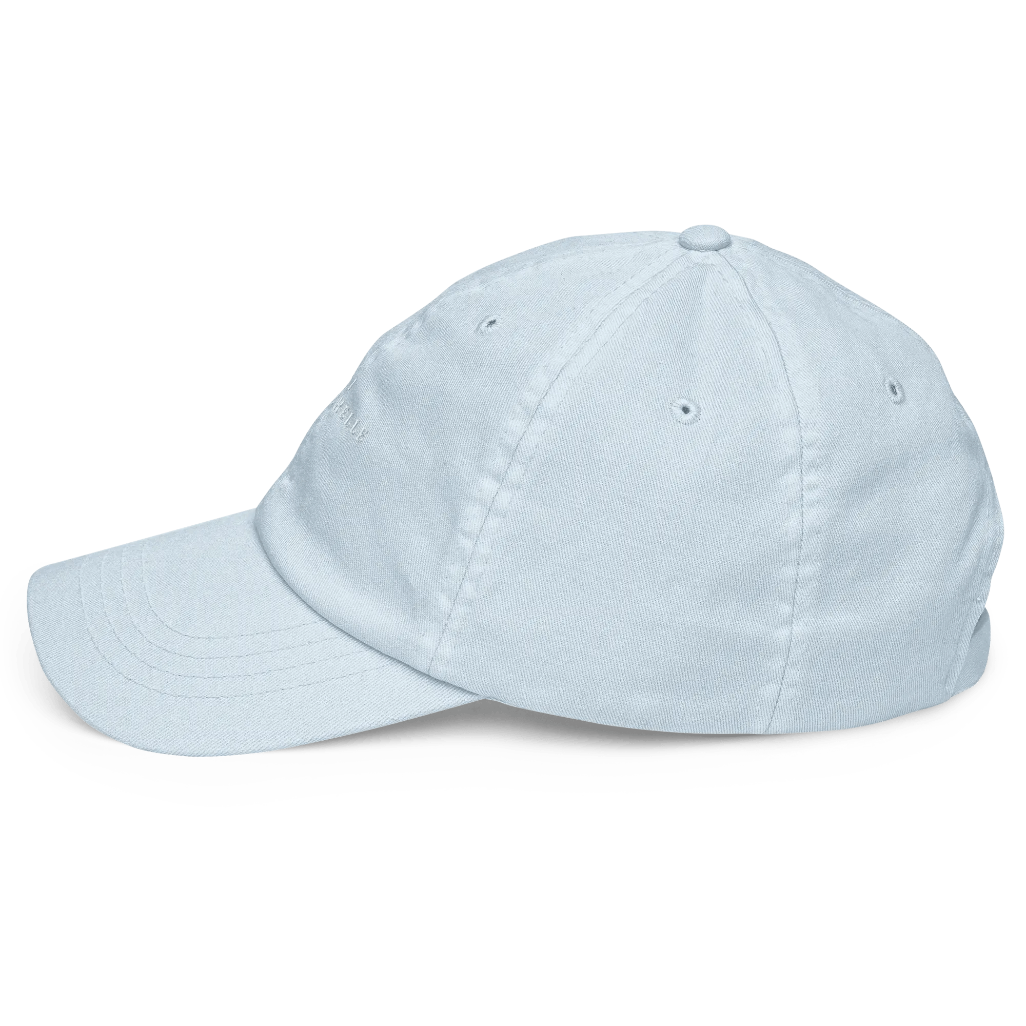 Pastel Baseball Hat White and Blue