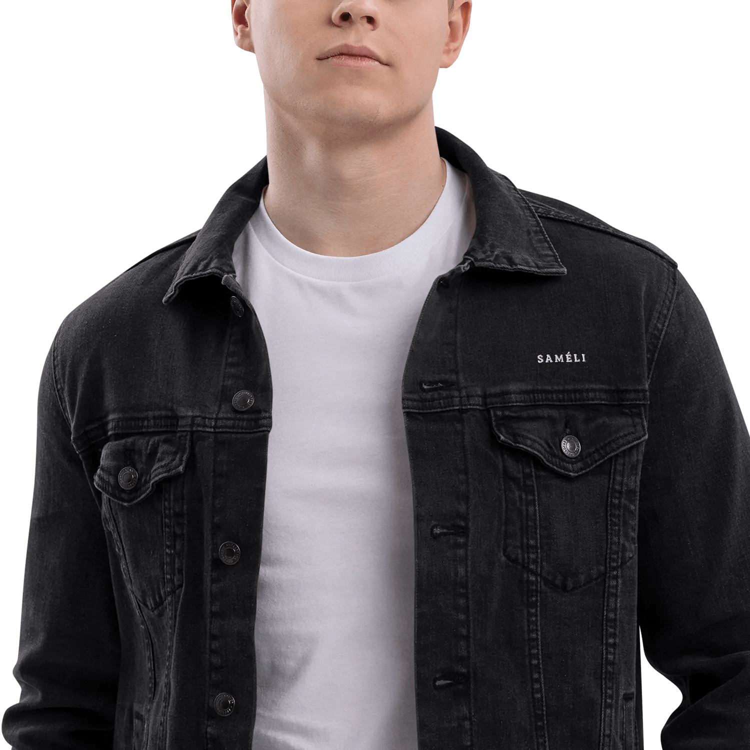 Premium Saméli Denim Jacket Streetwear