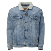 Saméli Sherpa Denim Jacket – Streetwear Edition - Saméli