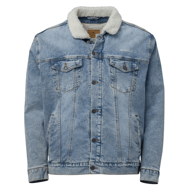 Saméli Sherpa Denim Jacket – Streetwear Edition - Saméli