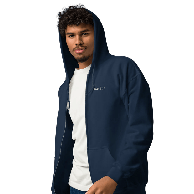 Saméli Zip Hoodie – Heavy Blend & Streetwear Style - Unisex - Saméli