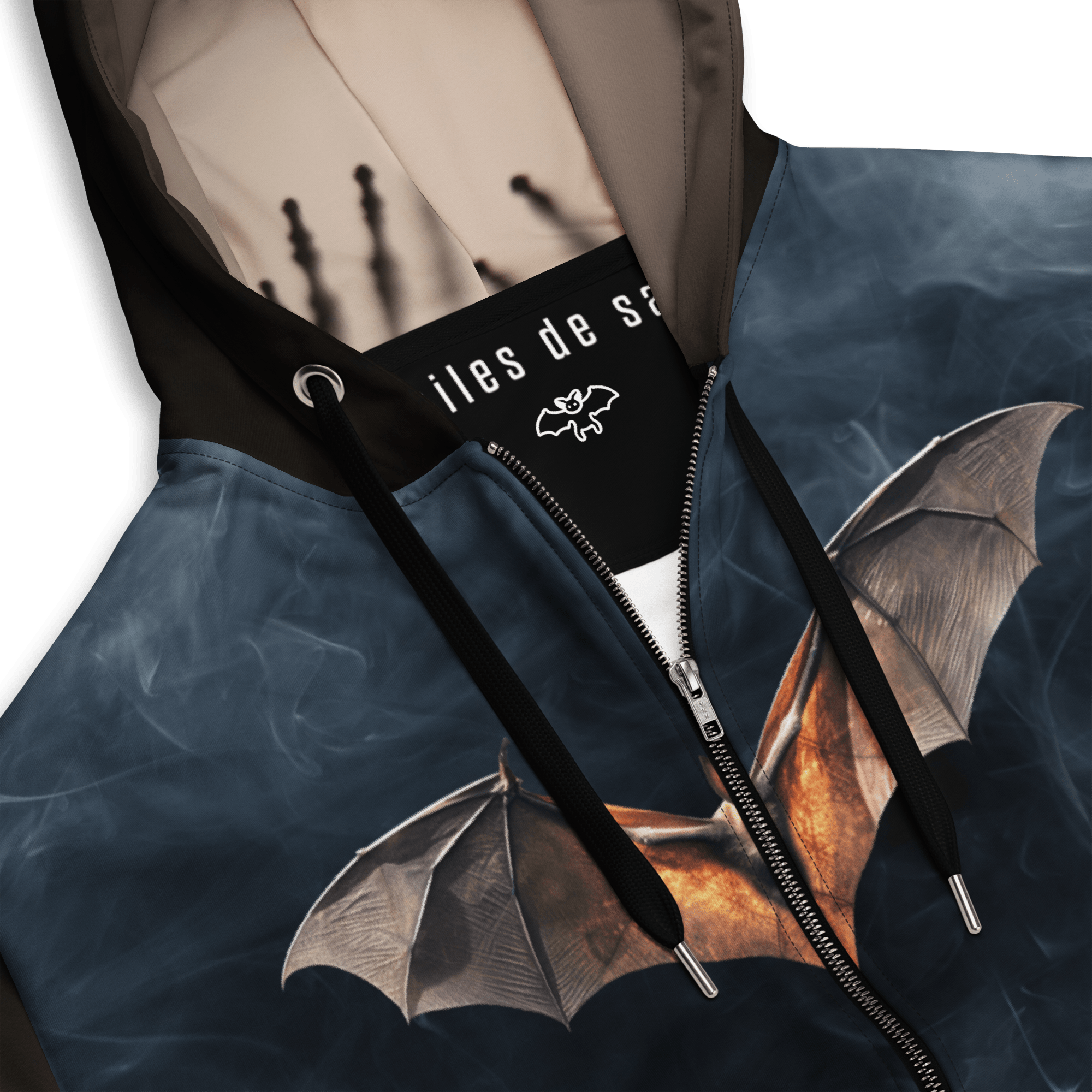 The dark Halloween ZIP - Hoodie - Saméli