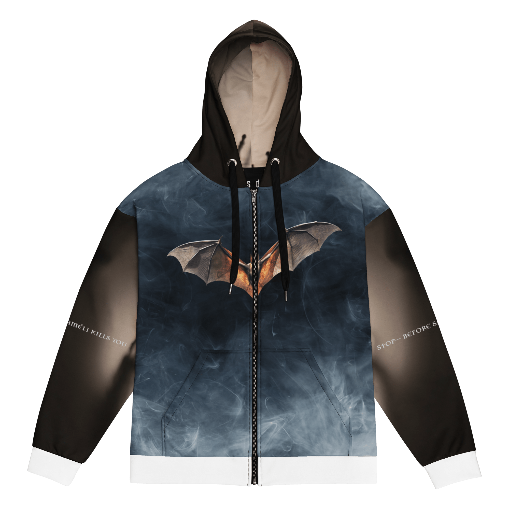The dark Halloween ZIP - Hoodie - Saméli